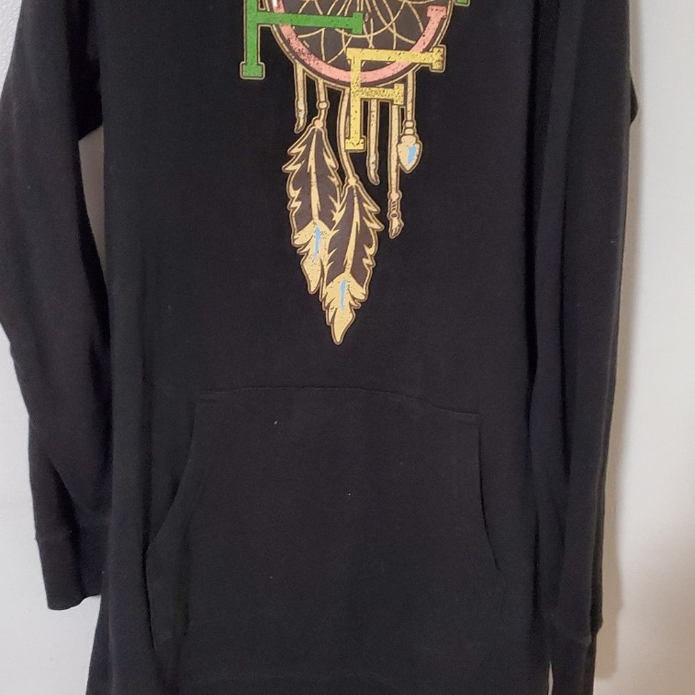 Neff long hoodie sweater size large dream catcher